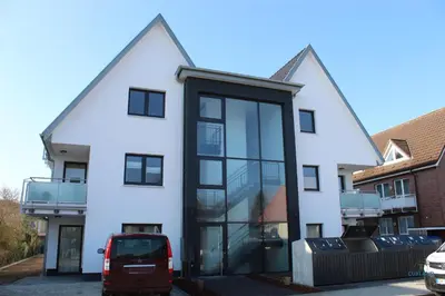 Das Gebäude in dem sich die Ferienwohnung befindet