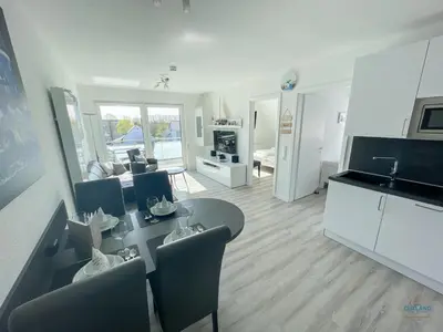 Küche/Küchenzeile in der Unterkunft Residenz Mühlentrift Wohnung 11