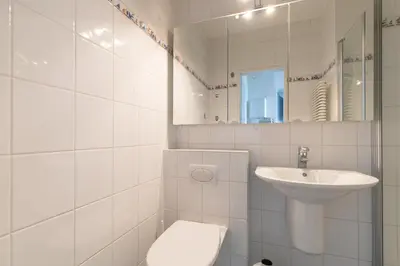 Ein Badezimmer in der Unterkunft Haus Atlantic