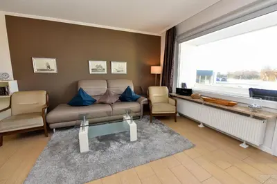 Ein Sitzbereich in der Unterkunft Haus 