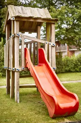 Ein Kinderspielbereich in der Unterkunft Seeschwalbe