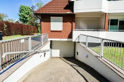 Ein Balkon oder eine Terrasse in der Unterkunft Land und Meer LM24