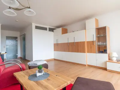 Küche/Küchenzeile in der Unterkunft Strandnahe Fewo inkl Pool, Whirlpool, Sauna & Strandkorb 234