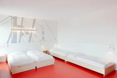 Ein Bett oder Betten in einem Zimmer der Unterkunft havenhostel Cuxhaven