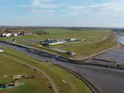 Grundriss der Unterkunft Sun, mudflats and sea