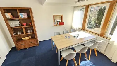 Die Bibliothek in der Ferienwohnung