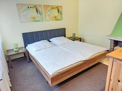 Ein Bett oder Betten in einem Zimmer der Unterkunft Strandnixe 1
