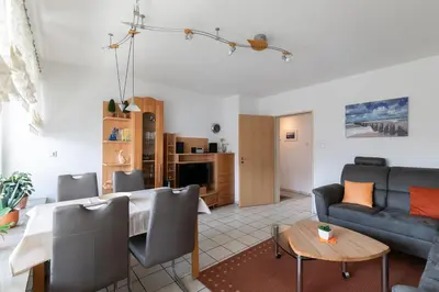 Küche/Küchenzeile in der Unterkunft Haus Dallacker 5, Whg 8