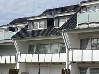 Das Gebäude in dem sich die Ferienwohnung befindet