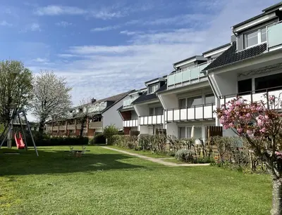 Ein Garten an der Unterkunft Haus Dallacker 5, Whg 8