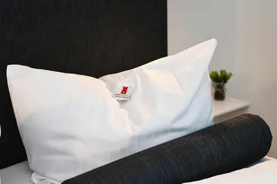 Ein Bett oder Betten in einem Zimmer der Unterkunft Nordseeoase