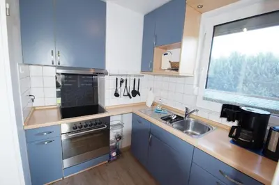 Küche/Küchenzeile in der Unterkunft Ferienhaus Helder