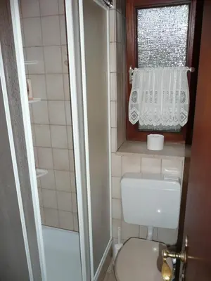Ein Badezimmer in der Unterkunft Apartment Ahoi