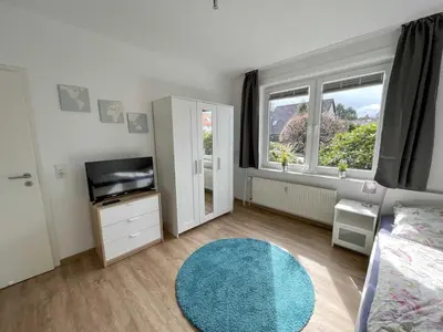 TV/Unterhaltungsangebot in der Unterkunft Appartementhaus Nige Ooge Wohnung Nr 1