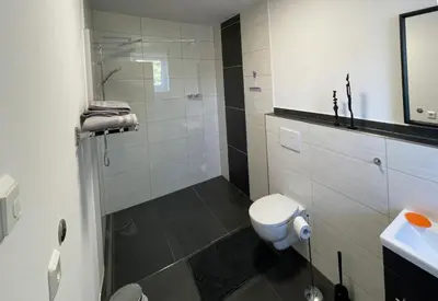 Ein Badezimmer in der Unterkunft Huus-Ritter in Balje