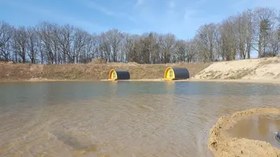 Naturlandschaft in der Nähe des Campingplatzes