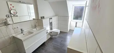 Ein Badezimmer in der Unterkunft Haus Strandnixe in Sahlenburg
