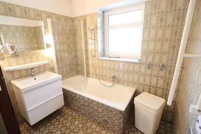 Ein Badezimmer in der Unterkunft Haus Strandnixe in Sahlenburg