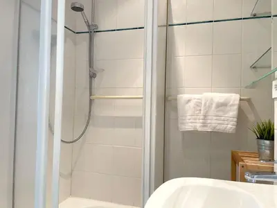 Ein Badezimmer in der Unterkunft Frische Brise FeWo 15.03