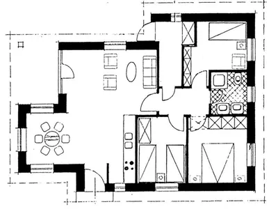 Grundriss der Unterkunft Starfish Modern Retreat
