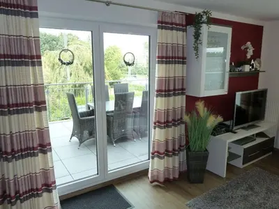 TV/Unterhaltungsangebot in der Unterkunft Hohe Lith 4 09 Modern retreat