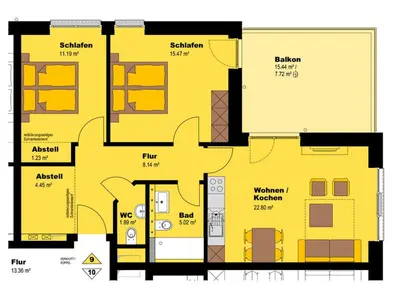 Grundriss der Unterkunft Hohe Lith 4 09 Modern retreat