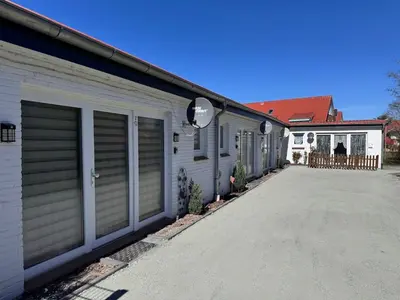 Das Gebäude in dem sich die Ferienwohnung befindet