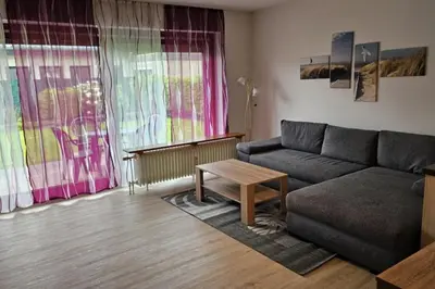 Ein Sitzbereich in der Unterkunft Apartment Jan Walter