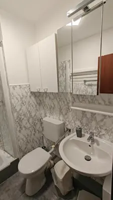 Ein Badezimmer in der Unterkunft Nordsee-Oase