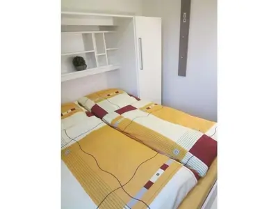 Ein Bett oder Betten in einem Zimmer der Unterkunft Holiday home for 4 people in Cuxhaven
