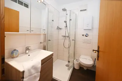 Ein Badezimmer in der Unterkunft Westgatt