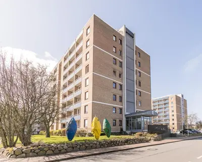 Das Gebäude in dem sich die Ferienwohnung befindet
