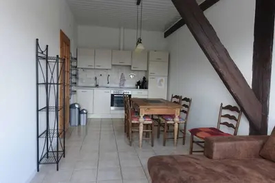 Küche/Küchenzeile in der Unterkunft Urlaub auf dem Janssenhof
