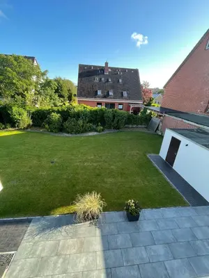 Ein Garten an der Unterkunft Bielshövensand 15 Vintage