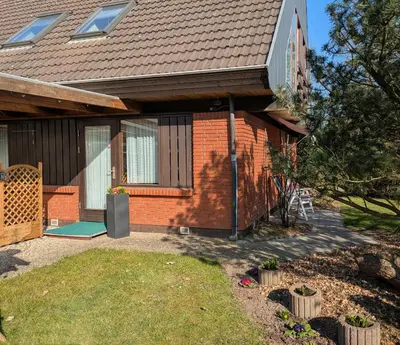 Das Gebäude in dem sich die Ferienwohnung befindet