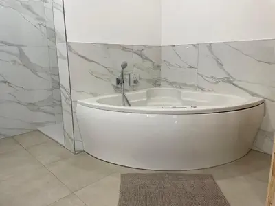 Ein Badezimmer in der Unterkunft Haus Nordseebrandung FeWo 5