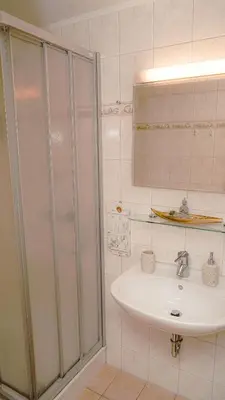 Ein Badezimmer in der Unterkunft Zur-Erholung Büsum
