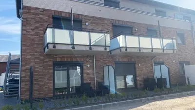 Das Gebäude in dem sich die Ferienwohnung befindet