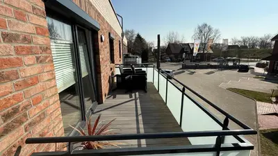 Das Gebäude in dem sich die Ferienwohnung befindet