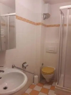 Ein Badezimmer in der Unterkunft FEWO Wald&Meer