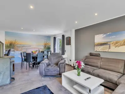 Ein Sitzbereich in der Unterkunft Holiday Home Landliebe by Interhome