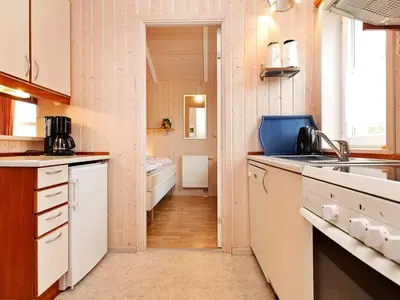 Küche/Küchenzeile in der Unterkunft 4 person holiday home in Otterndorf