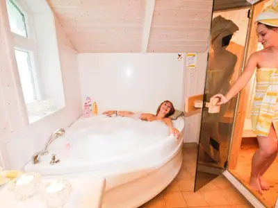 Ein Badezimmer in der Unterkunft 6 person holiday home in Otterndorf