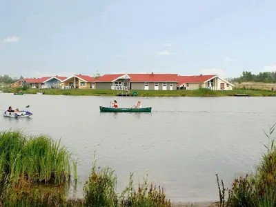 Blick auf einen Fluss in der Nähe des Ferienhauses