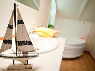 Ein Badezimmer in der Unterkunft 6 person holiday home in Otterndorf