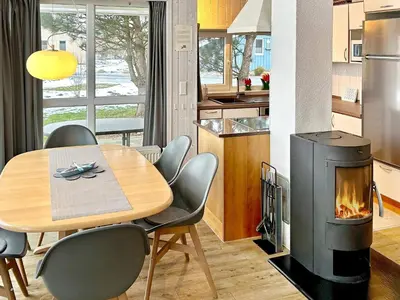 Küche/Küchenzeile in der Unterkunft 6 person holiday home in Otterndorf