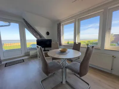 TV/Unterhaltungsangebot in der Unterkunft Haus Nordseeperle 11
