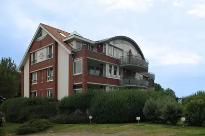 Das Gebäude in dem sich die Ferienwohnung befindet