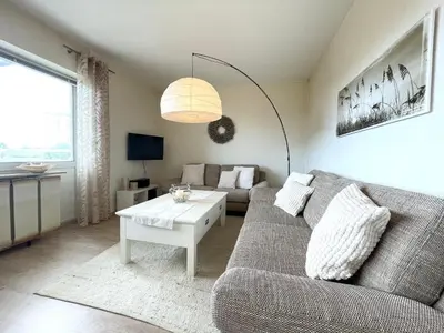 Ein Sitzbereich in der Unterkunft Apartmenthaus Frauenpreiss FeWo 308