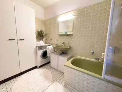 Ein Badezimmer in der Unterkunft Apartmenthaus Frauenpreiss FeWo 308